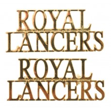 Pair of Royal Lancers (ROYAL/LANCERS) Shoulder Titles