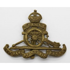 Royal Artillery Cap Badge - King's Crown