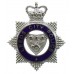 Leeds City Police Senior Officer's Enamelled Cap Badge - Queen's Crown