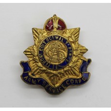 WW1 Army Service Corps (A.S.C.) Enamelled Sweetheart Brooch