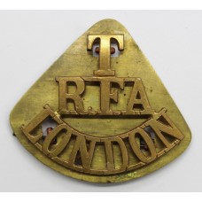 Royal Field Artillery London Territorials (T/R.F.A./LONDON) Shoulder Title