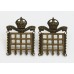 Pair of 16th County of London Bn. (Queen's Westminster Rifles) London Regiment Collar Badges - King's Crown