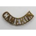 Queen's Own Cameron Highlanders (CAMERON) Shoulder Title