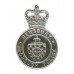 Dewsbury Borough Police Cap Badge - Queen's Crown