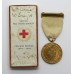 WW1 British Red Cross Society Medal for War Service 1914-1918 in Box of Issue - Mrs Annie McIntyre