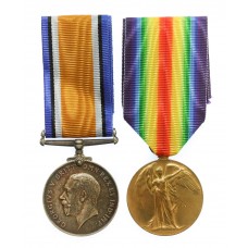 WW1 British War & Victory Medal Pair - Gnr. E. Phillips, Royal Artillery