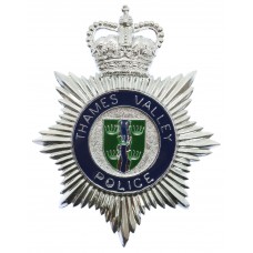 Thames Valley Police Enamelled Helmet Plate - Queen's Crown