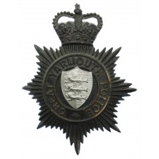 Great Yarmouth Police Night Helmet Plate - Queen's Crown