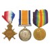 WW1 1914-15 Star Medal Trio - Pte. A.G. Reeves, Queen's (Royal West Surrey) Regiment - (Wounded, Somme)