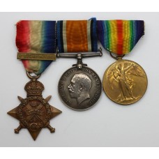 WW1 1914 Mons Star Medal Trio - Pte. C.A. Morley, 2nd Bn. Yorkshire Regiment