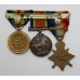 WW1 1914 Mons Star Medal Trio - Pte. C.A. Morley, 2nd Bn. Yorkshire Regiment