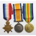 WW1 1914-15 Star Medal Trio and Memorial Plaque - Pte. G.W. Jary, 1st/6th Bn. Durham Light Infantry - K.I.A.