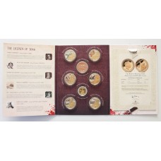 The Battle of Hastings 950th Anniversary Commemorative Coin Set with 9ct Gold Crown 