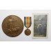 WW1 Victory Medal and Memorial Plaque (Death Penny) - Pte. T. Turner, 11th Bn. Middlesex Regiment - K.I.A.