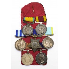 Superb Victorian Royal Naval Long Service Medal Group of Seven - Armourer William Dawe, Royal Navy