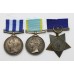 Superb Victorian Royal Naval Long Service Medal Group of Seven - Armourer William Dawe, Royal Navy