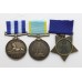 Superb Victorian Royal Naval Long Service Medal Group of Seven - Armourer William Dawe, Royal Navy