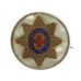 Coldstream Guards Mother of Pearl & Silver Rim Sweetheart Brooch