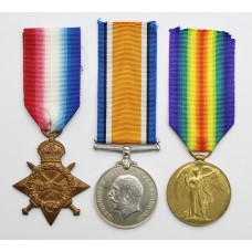 WW1 1914-15 Star Medal Trio - Gnr. G. Lill, Royal Artillery