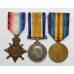 WW1 1914-15 Star Medal Trio - Pte. R. Russell, Essex Regiment