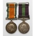 WW1 British War Medal & General Service Medal (Clasp - Iraq) - Riding Master & Major A.E.V. Huxtable, 7th Dragoon Guards