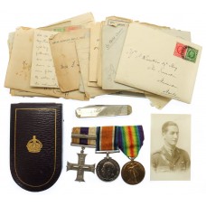 WW1 Military Cross and Bar Medal Group of Three - Lieut. J.R. McIlroy, Royal Inniskilling Fusiliers