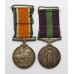 WW1 British War Medal & General Service Medal (Clasp - Iraq) - Riding Master & Major A.E.V. Huxtable, 7th Dragoon Guards