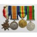 WW1 1914-15 Star Medal Trio and WW2 Defence Medal - Dvr. S. Daniels, Royal Engineers
