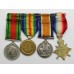 WW1 1914-15 Star Medal Trio and WW2 Defence Medal - Dvr. S. Daniels, Royal Engineers