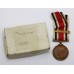 George VI Special Constabulary Long Service Medal with 1949 Bar and Box of Issue - Hawthorn Stewart, Paisley Burgh Special Constabulary