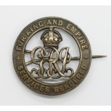 WW1 Silver War Badge (No. 224279) - Pte. L. Grashion, Notts & Derby Regiment (Sherwood Foresters)