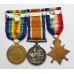 WW1 1914-15 Star Medal Trio - P.O. H. Alcock, Royal Navy