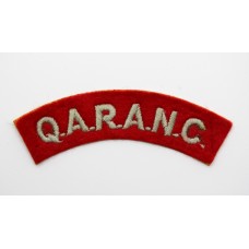 Queen Alexandra's Royal Army Nursing Corps (Q.A.R.A.N.C.) Cloth Shoulder Title