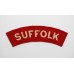 Suffolk Regiment (SUFFOLK) WW2 Printed Shoulder Title