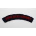 Royal Buckinghamshire Yeomanry (ROYAL BUCKS YEOMANRY) Cloth Shoulder Title