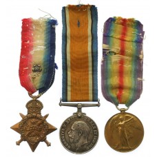 WW1 1914 Mons Star Prisoner of War Medal Group - Pte. F. Hubbard, 2nd Bn. King's Own Yorkshire Light Infantry (Captured at Mons)