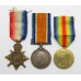 WW1 1914-15 Star Medal Trio - B. McGinty, A.B., Royal Navy (Served on H.M.S. Erin during the Battle of Jutland)