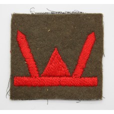 53rd (Welch) Division Cloth Formation Sign