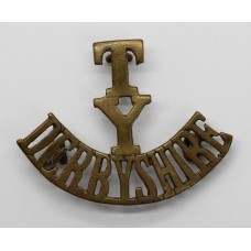 Derbyshire Territorial Yeomanry (T/Y/DERBYSHIRE) Shoulder Title
