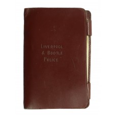 Liverpool & Bootle Police Leather Notebook Cover