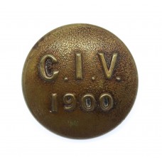 Boer War City of London Imperial Volunteers (C.I.V./1900) Button (24mm)