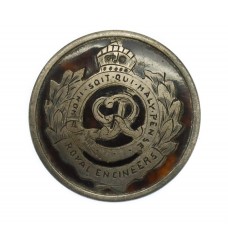 WW1 Royal Engineers Sterling Silver & Tortoiseshell Sweetheart Brooch