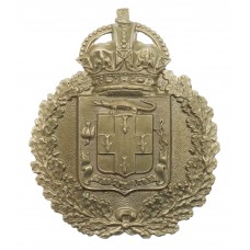 Jamaica Police Helmet Plate - King's Crown