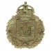 Jamaica Police Helmet Plate - King's Crown