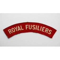 Royal Fusiliers WW2 Printed Shoulder Title