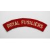 Royal Fusiliers WW2 Printed Shoulder Title