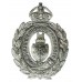 Stockport Borough Police Wreath Helmet Plate - King's Crown