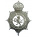 Macclesfield Borough Police Helmet Plate - King's Crown