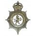 Macclesfield Borough Police Helmet Plate - King's Crown