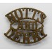 Notts & Derby Regiment Sherwood Foresters (NOTTS/AND/DERBY) Shoulder Title